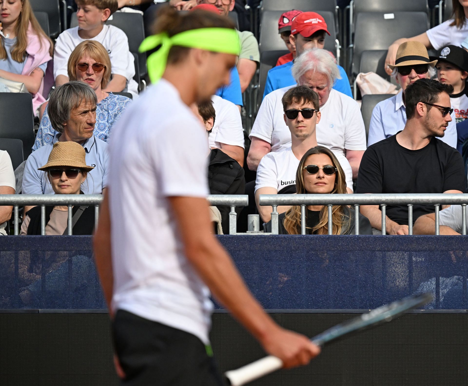Sophia Thomalla watches her boyfriend Alexander Zverev's match live in Munich | Image Source: Getty
